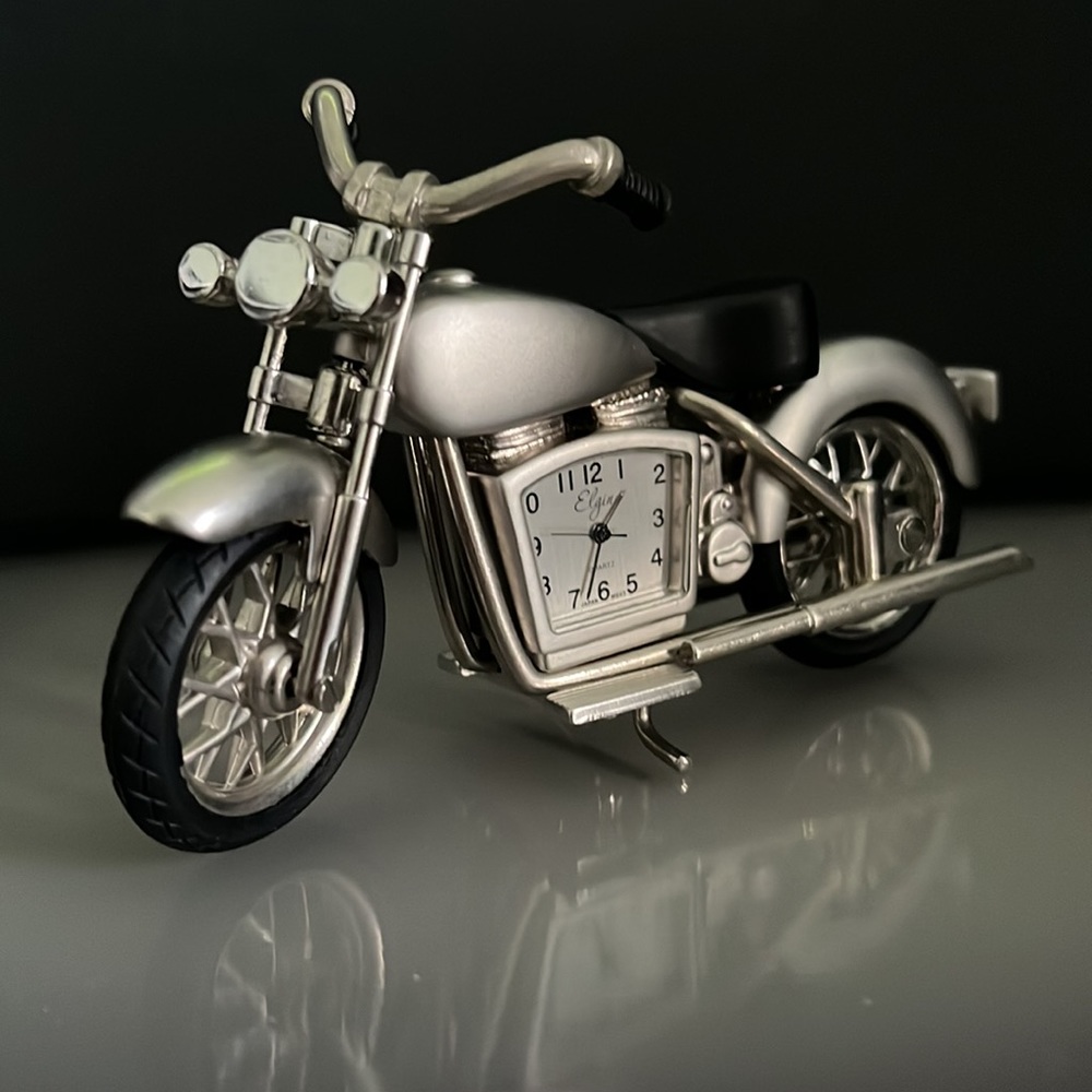 Vintage Elgin Motorcycle Clock